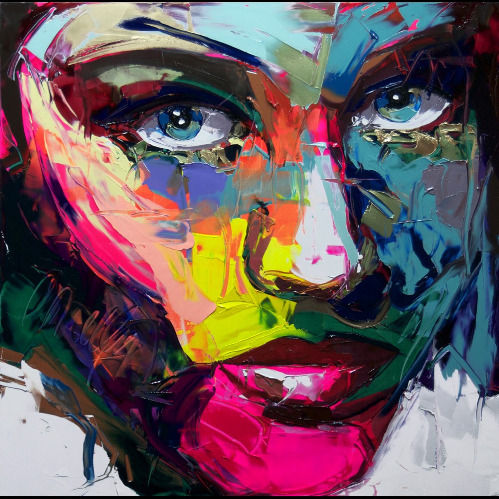 Francoise Nielly Portrait Palette Painting Expression Face180